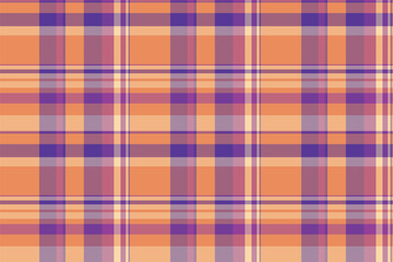 Subtle orange and purple plaid pattern.  Perfect for textile design, website backgrounds, or autumnal themed projects.