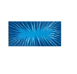 Vibrant overlay turquoise blue exploding retro comic background with dotted halftone shadow and dark light stripes. Ultramarine backdrop with dots texture for comics advertising design, poster