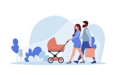 A couple taking a walk