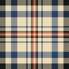 Elegant cream, navy, and rust plaid pattern.  Perfect for textile design, fashion, or autumnal themed projects.  This seamless texture evokes warmth and heritage.