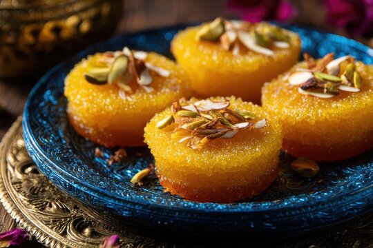 Ghevar a traditional Indian dessert from Rajasthan is prepared for festivals like Holi Diwali Rakshabandhan and Teej