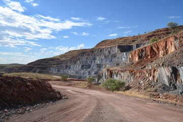 An open pit uranium mine in Queensland s Selwyn Range between Cloncurry and Mount Isa one of the country s oldest generated millions of tons of ore