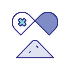 Fototapeta premium Composition icon vector