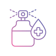 Antiseptic icon vector