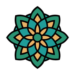 Mandala with Intricate Celtic Knotwork Patterns