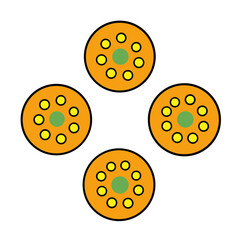Microscopic Diatom Arrangements Forming Intricate Patterns