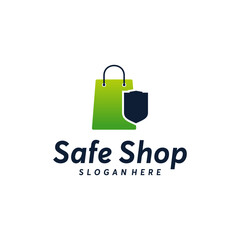 Secure shopping bag  design.