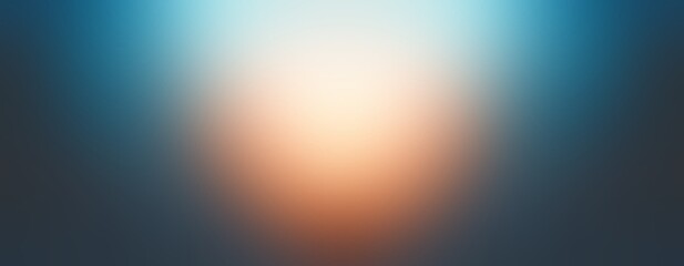 Dawn sky symmetrical banner. Sunset minimal empty background. Red sunlight on deep blue sky backdrop. Simple abstract illustration.