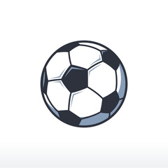 Soccer ball graphic design.