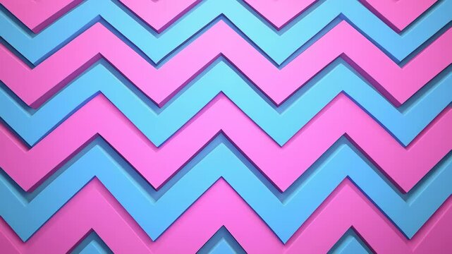 seamless chevron pattern, zig zag, blue pink