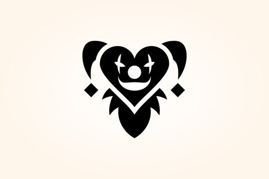 heart jocker pocker card