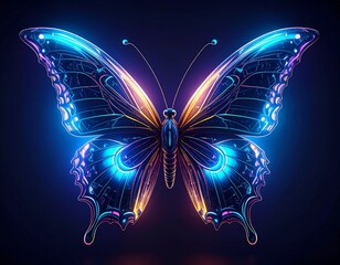 Borboleta cyberpunk