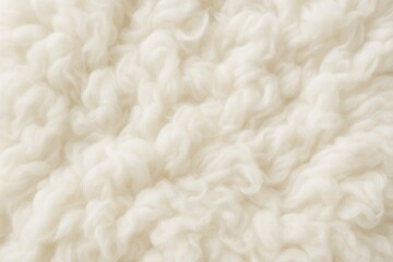 White wool texture background with natural sheep fleece and cotton softness