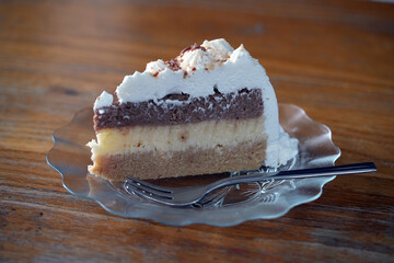 chocolate cake on a plate