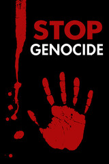 Fototapeta premium Stop Genocide