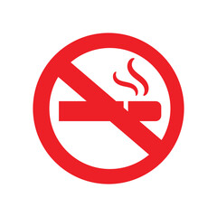 Obraz premium no smoking icon illustration isolated vector sign symbol