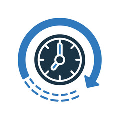 Cycle Time mixed color icon