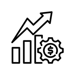 Production Efficiency line icon