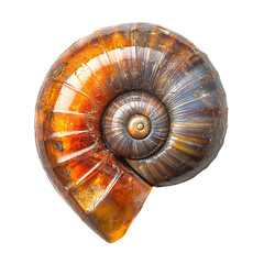 Snail isolated on a transparent background.