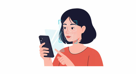 Flat Vector Illustrations of People Interacting with Mobile Apps, UI Elements, and Digital Interfaces &ndash; Clean Style for Web and App Design