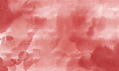 Watercolor background. Abstract texture for card, flyer, poster or cover design. Watercolour banner. Stucco. Wall. Brushstrokes and splashes. Painted template for design.