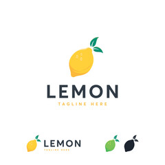 Simple  design featuring a lemon.