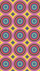 circle motif, circle pattern, symmetrical, circle lines, wall wallpaper, HD