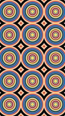 circle motif, circle pattern, symmetrical, circle lines, wall wallpaper, HD