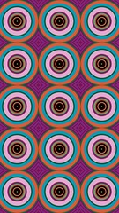 circle motif, circle pattern, symmetrical, circle lines, wall wallpaper, HD