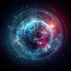 Obraz premium visualization of fractal realms