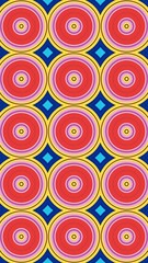 circle motif, circle pattern, symmetrical, circle lines, wall wallpaper, HD