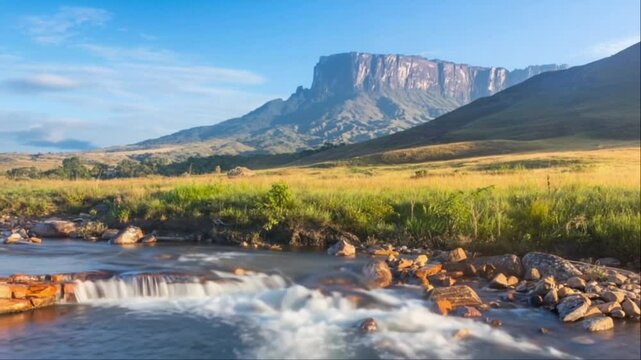 Mount Roraima in Venezuela, South America