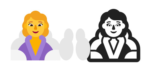 Person in Steam Bath Purple