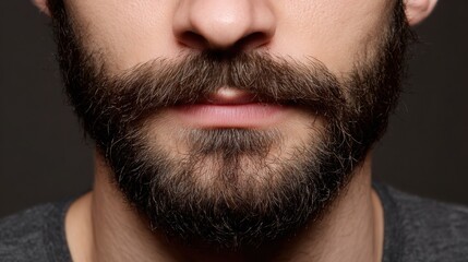 Obraz premium Tips for Styling Facial Hair During Movember for a Unique and Trendy Look That Stands Out