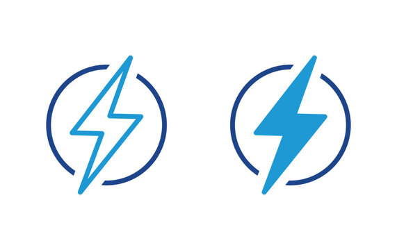 Lightning Power Icon vector