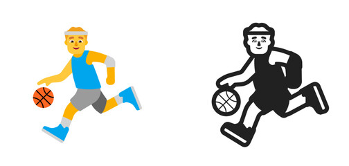 Basketball Player Blue