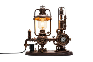 Fantastic product in steampunk style engineering