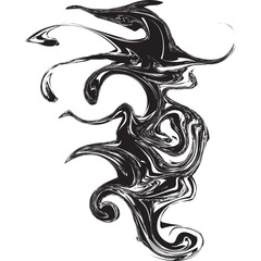 abstract twirl shapes