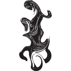 abstract twirl shapes
