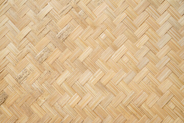 Full woven bamboo texture background