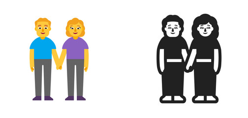 Two Men Holding Hands Alt