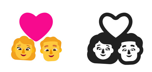 Couple with Heart Mixed 1