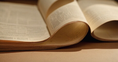 Fototapeta premium open book on the table