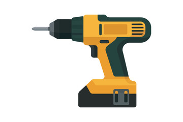 Electric handheld drill  vector design