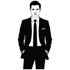 business man silhouette