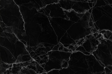 Black marble texture with natural pattern for background or design art work.