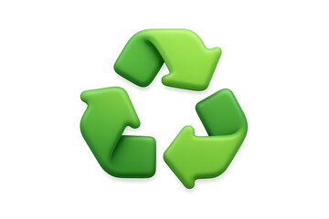 Obraz premium green recycle symbol
