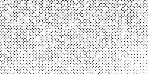 Modern halftone gradient texture. Vanishing polka dot background. Repeating dots abstract