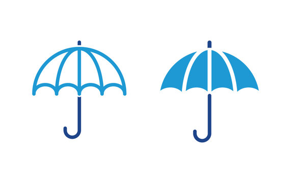 umbrella icon, umbrella sign vector	