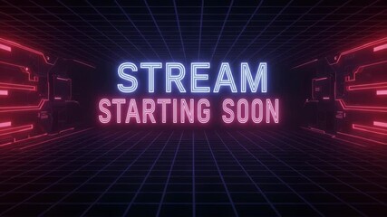 Streaming Announcement: Neon Grid Intro